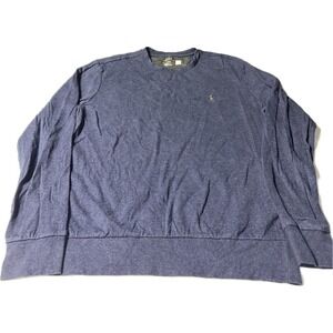 Polo Ralph Lauren Blue Men's Long‎ Sleeve Shirt Size M Cozy Heavy